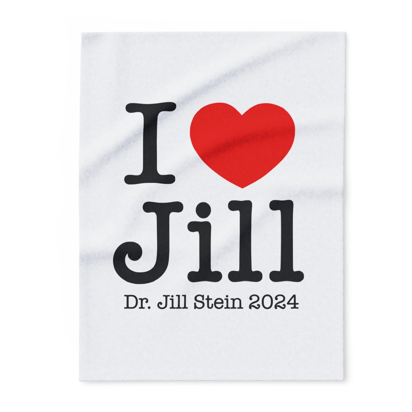 I Love Jill Arctic Fleece Blanket