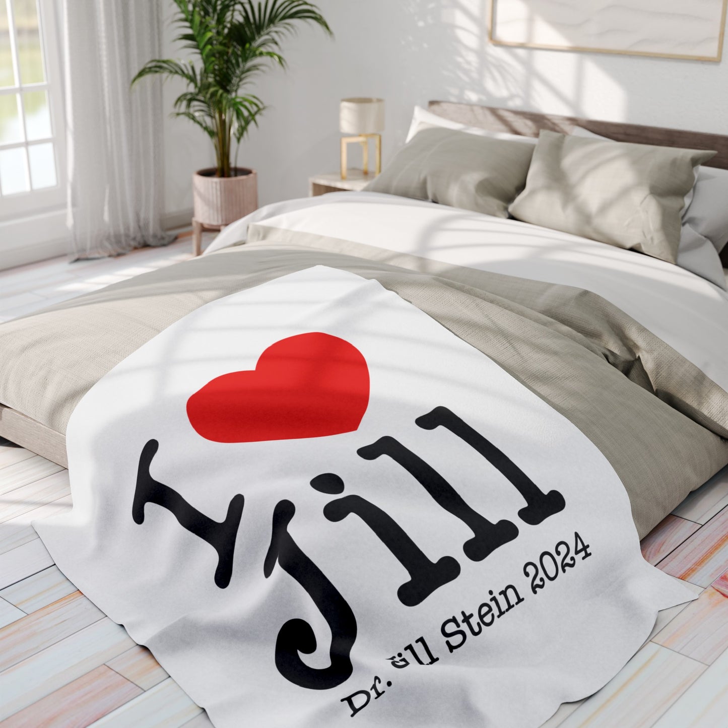 I Love Jill Arctic Fleece Blanket
