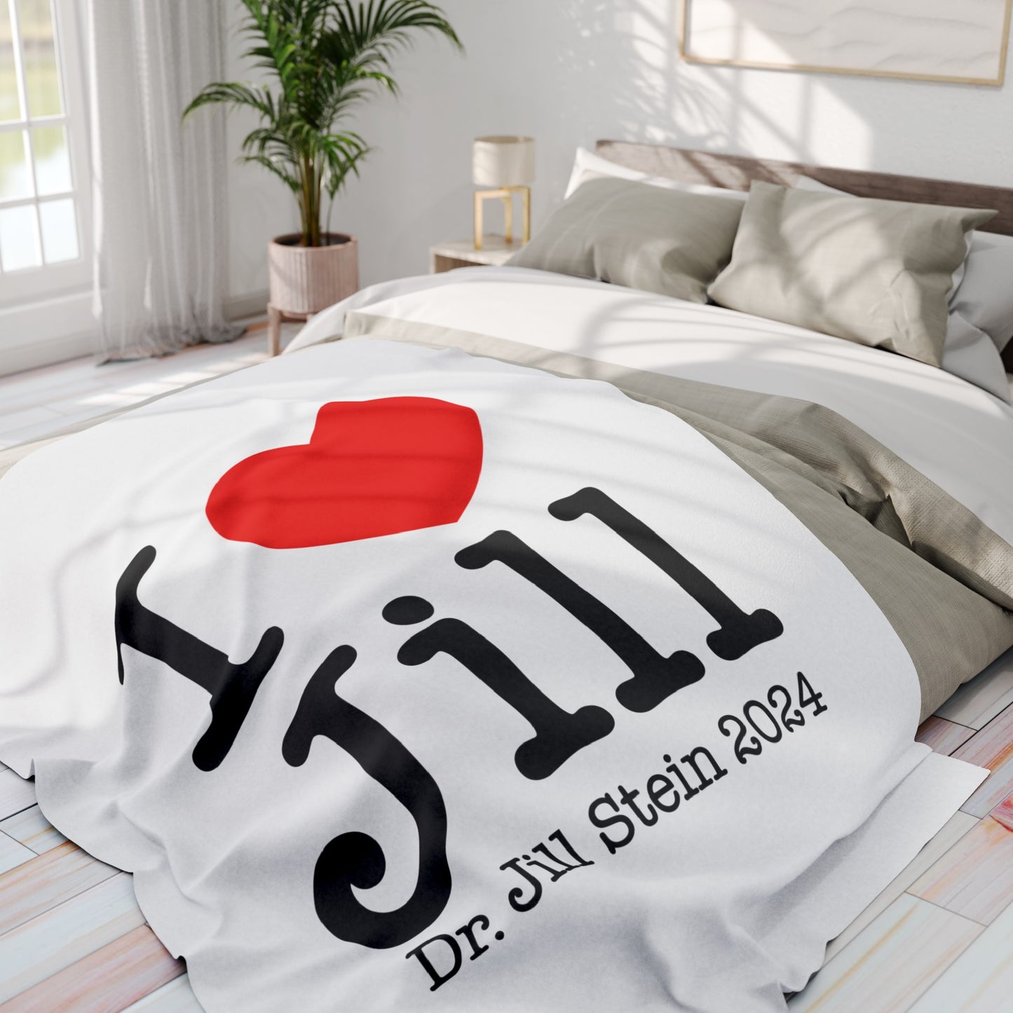 I Love Jill Arctic Fleece Blanket