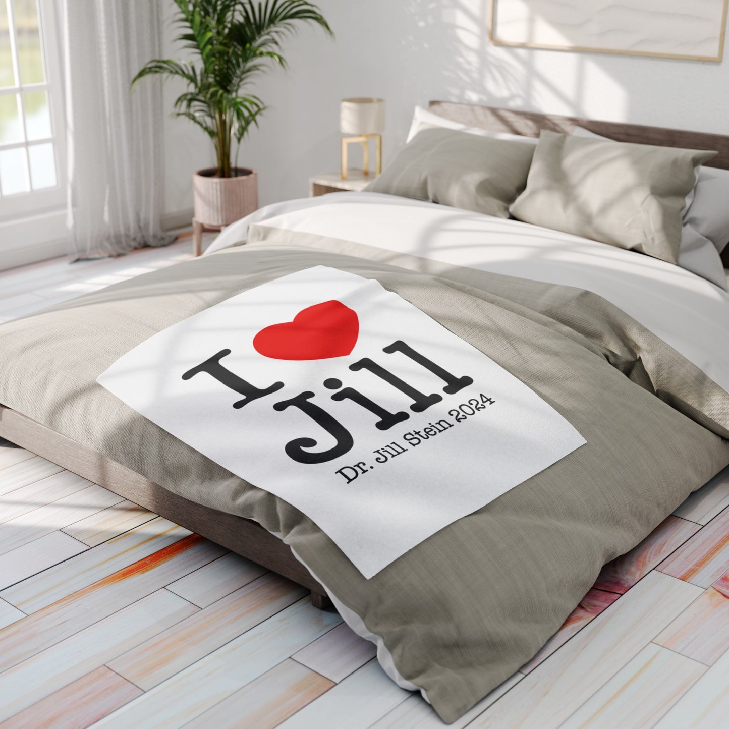 I Love Jill Arctic Fleece Blanket