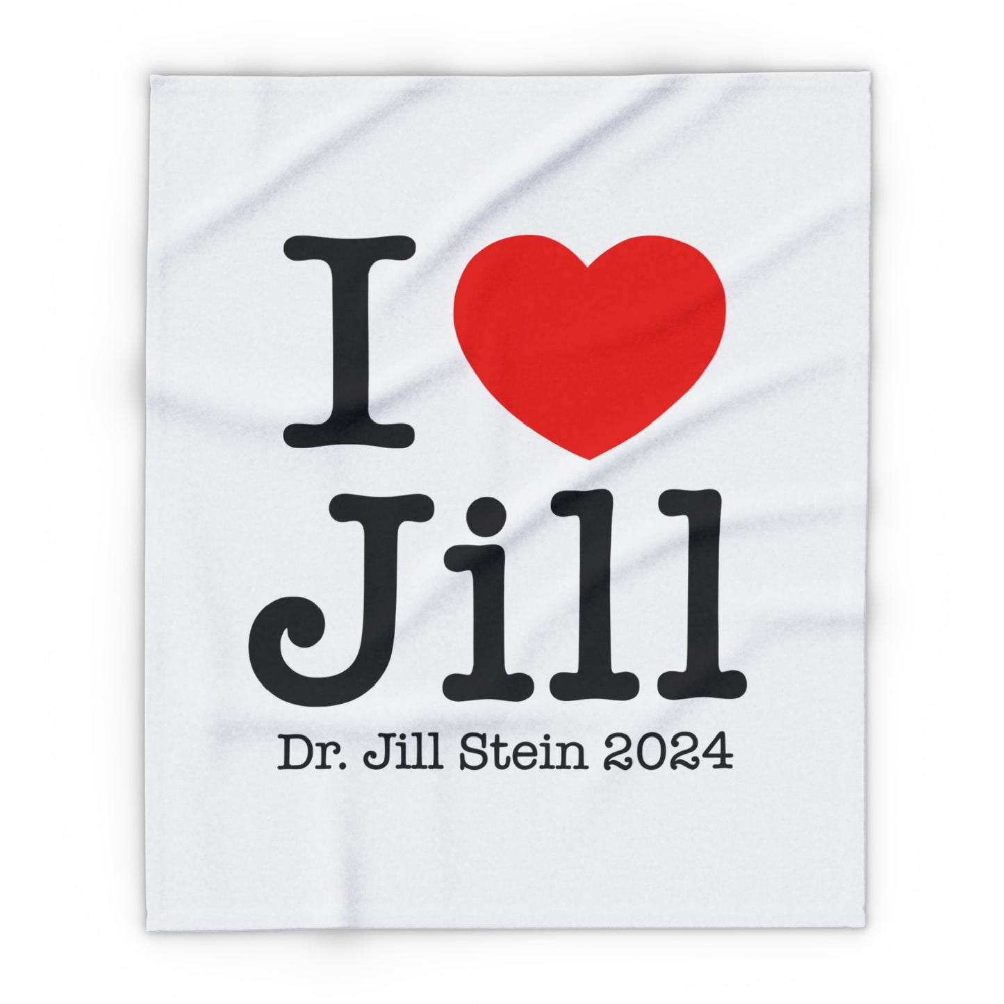 I Love Jill Arctic Fleece Blanket