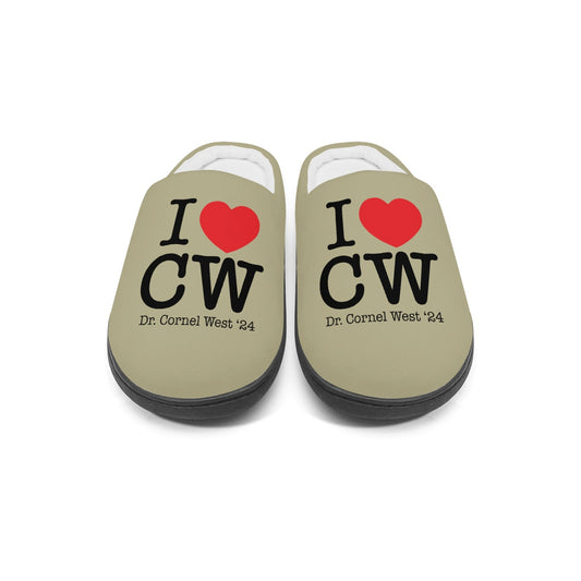 I Love CW Cotton Slippers