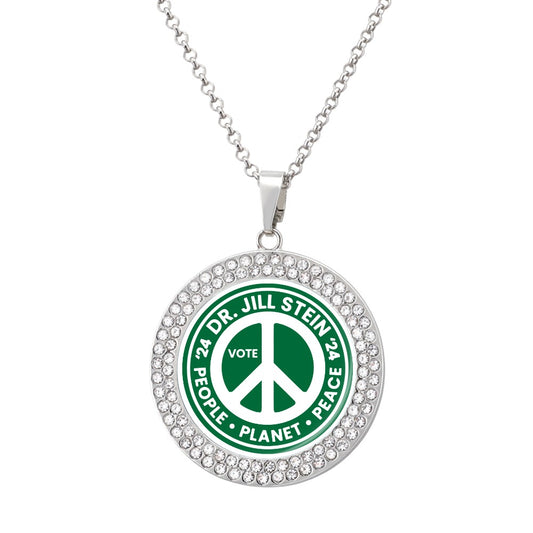 Jill's Peace Sign Pendent Necklace