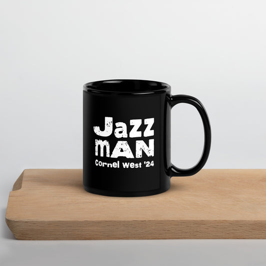 Jazz Man Black Glossy Mug