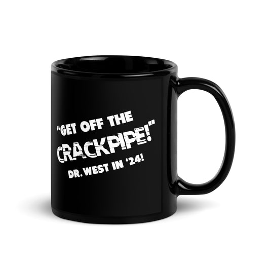 Crackpipe Black Glossy Mug