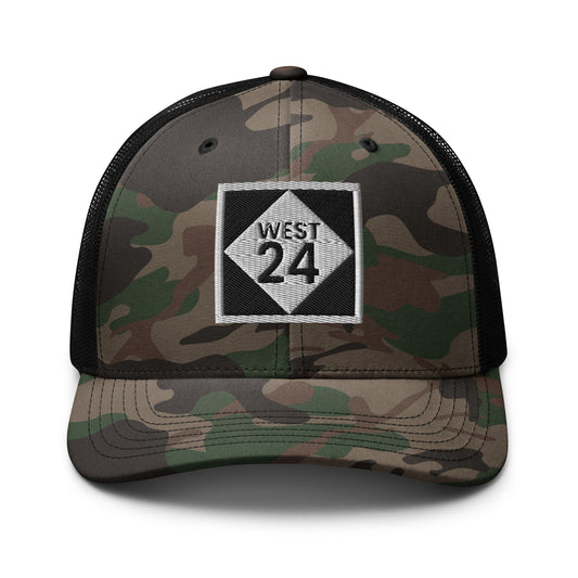 Revolution Highway Embroidered Camouflage Trucker Hat