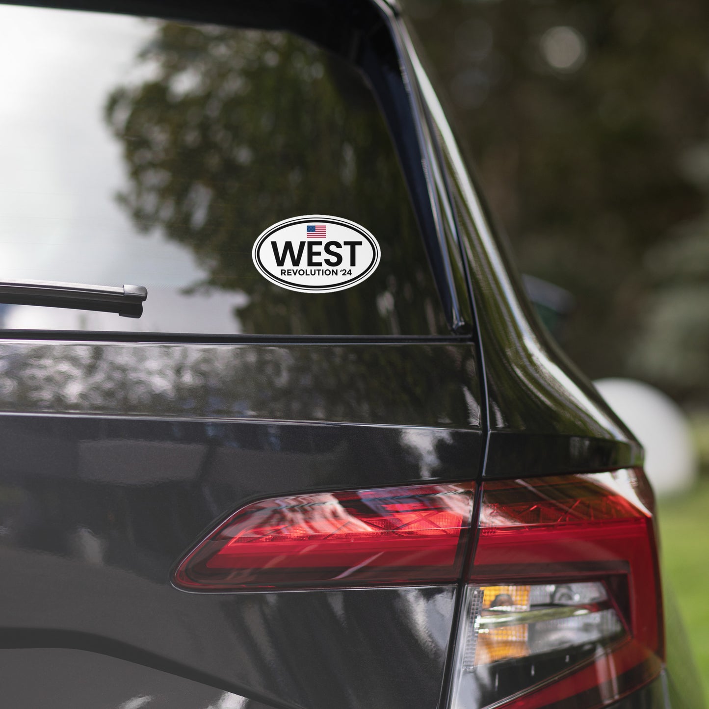 West Revolution Euro Vinyl Bumper Sticker