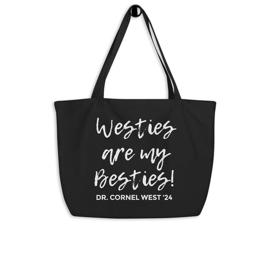 Westies Large Organic Tote Bag