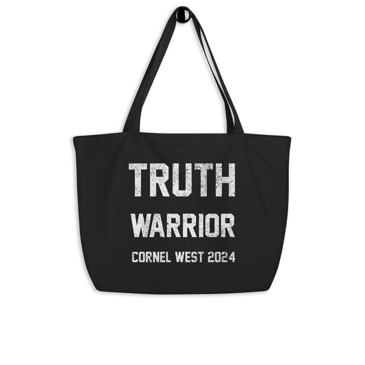 Truth Warrior Large Organic Tote Bag