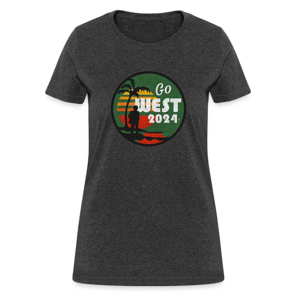 Women's Go West T-Shirt - heather black