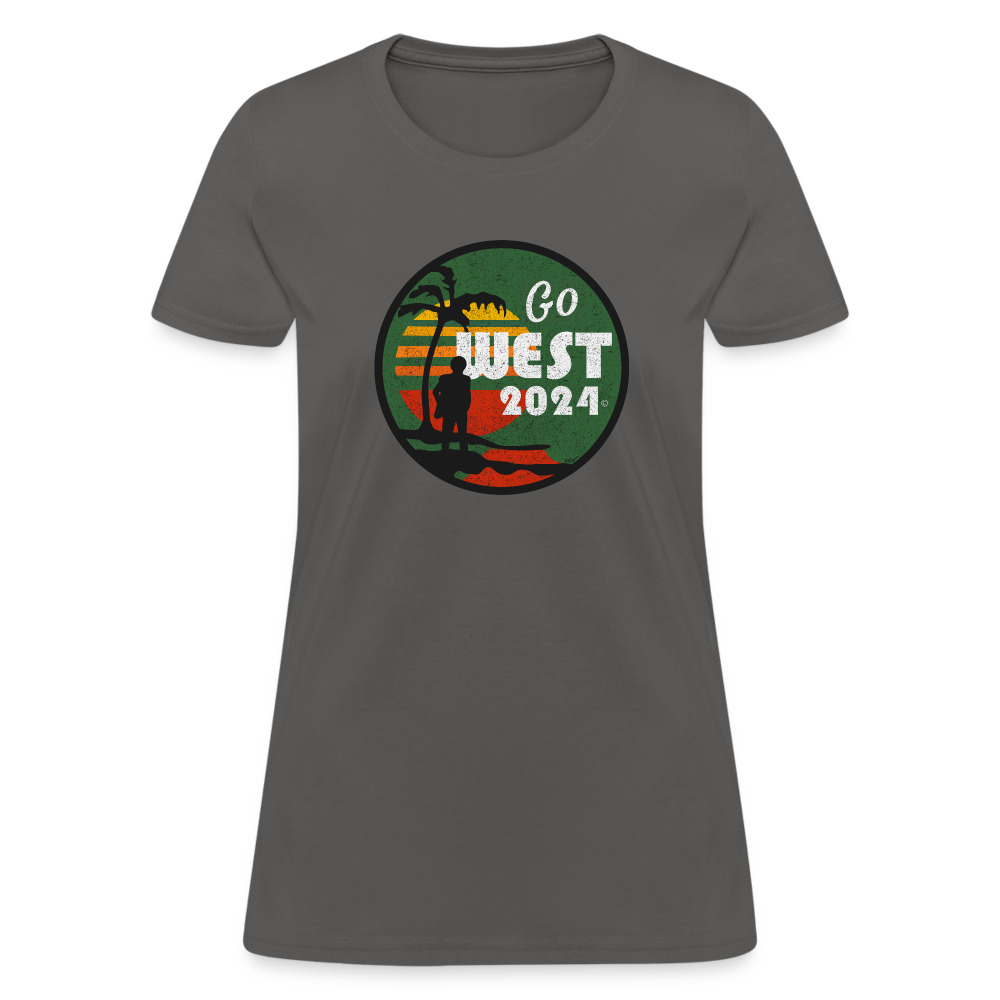 Women's Go West T-Shirt - charcoal