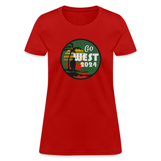 Women's Go West T-Shirt - red