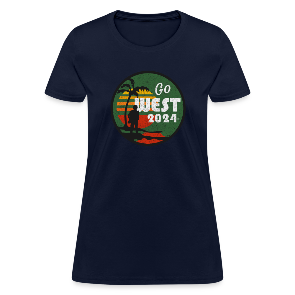 Women's Go West T-Shirt - navy