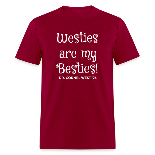 Unisex Classic Westies T-Shirt - dark red