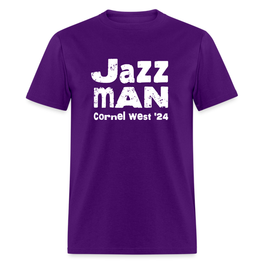Unisex Classic Jazz Man T-Shirt - purple