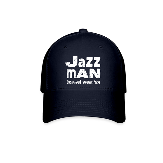 Jazz Man Printed Baseball Cap - navy