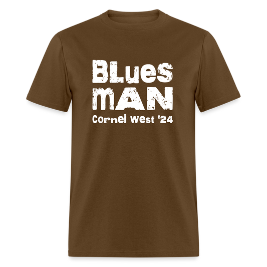Unisex Classic Blues Man T-Shirt - brown