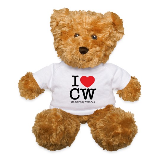I Love CW Teddy Bear - white