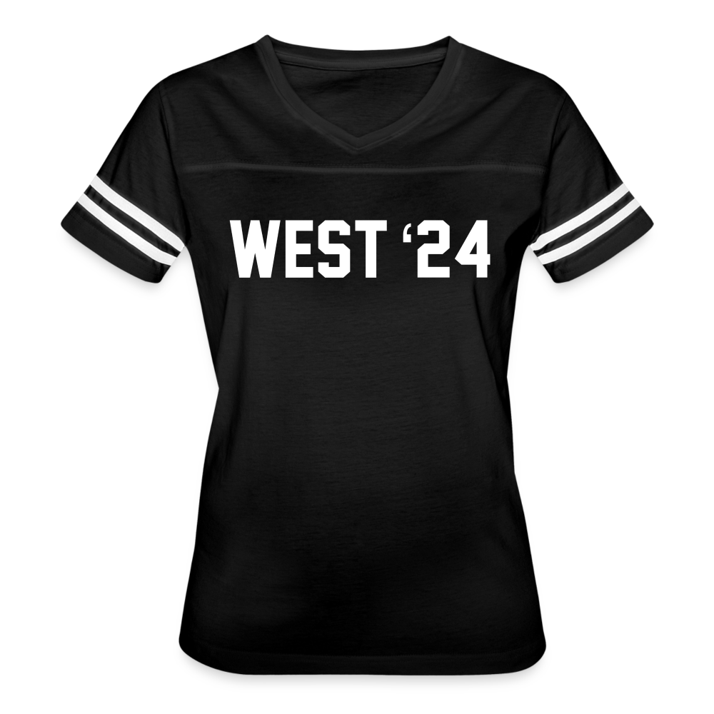 Women’s Vintage Sport West 24 T-Shirt - black/white