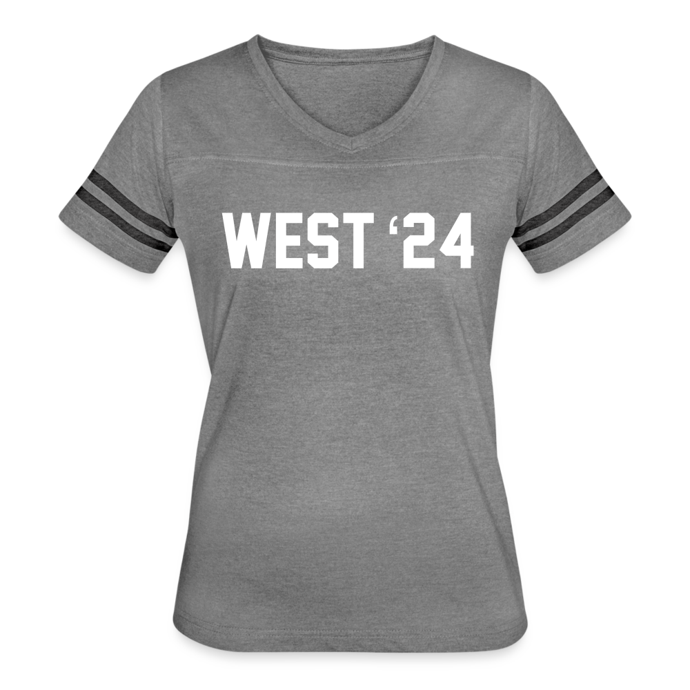 Women’s Vintage Sport West 24 T-Shirt - heather gray/charcoal