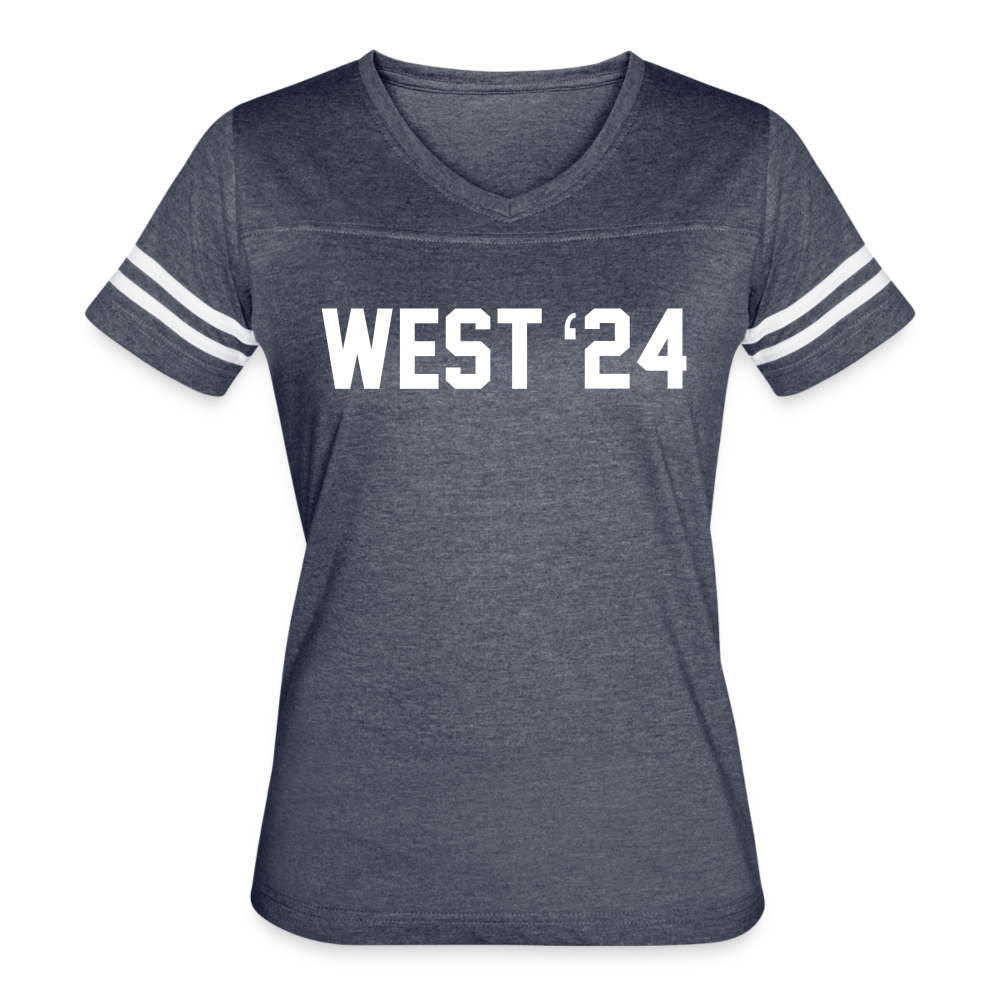 Women’s Vintage Sport West 24 T-Shirt - vintage navy/white