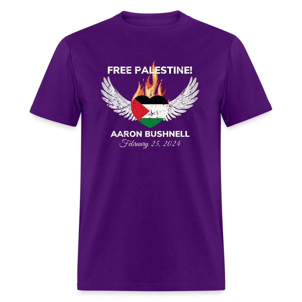 Arron Bushnell Winged Heart Unisex Classic T-Shirt - purple