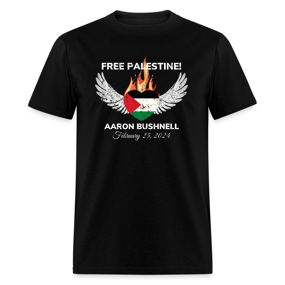 Arron Bushnell Winged Heart Unisex Classic T-Shirt - black