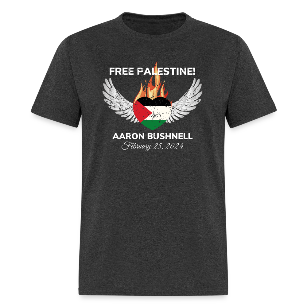 Arron Bushnell Winged Heart Unisex Classic T-Shirt - heather black