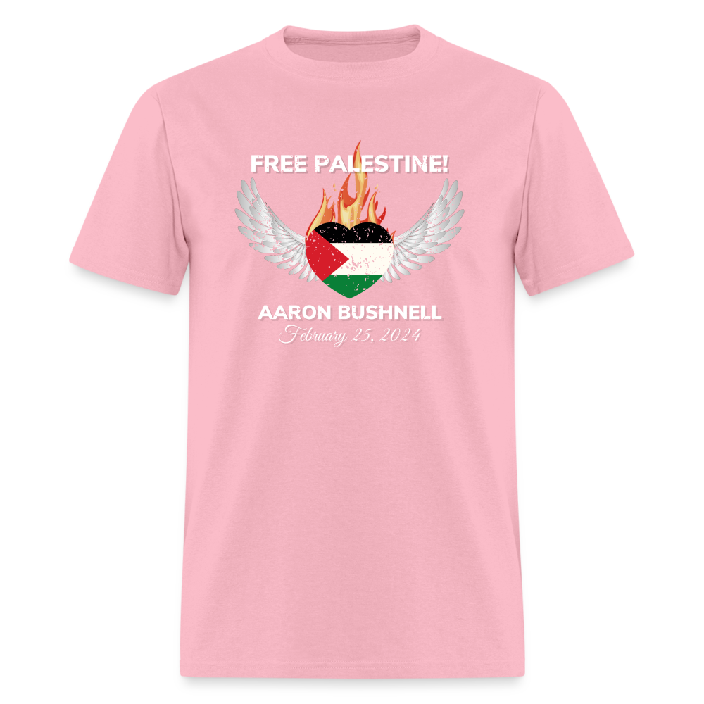 Arron Bushnell Winged Heart Unisex Classic T-Shirt - pink