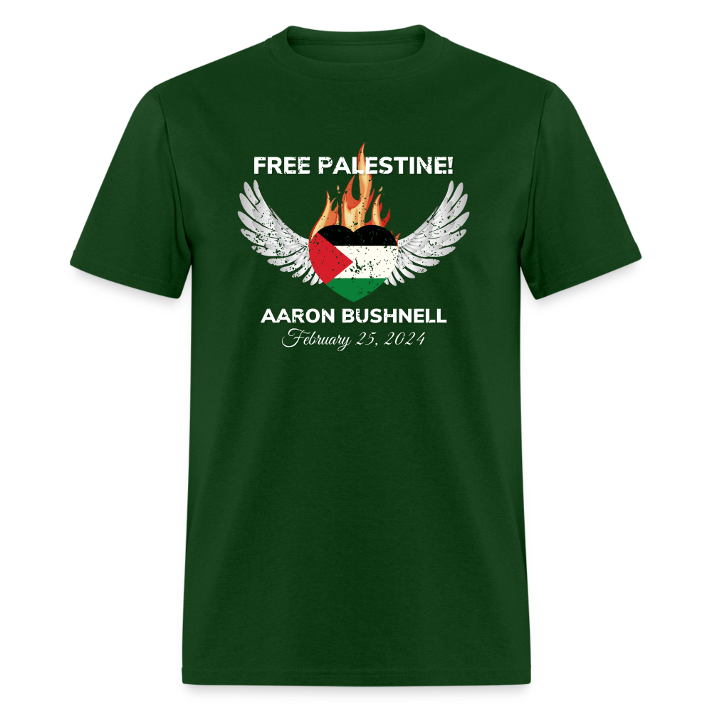 Arron Bushnell Winged Heart Unisex Classic T-Shirt - forest green