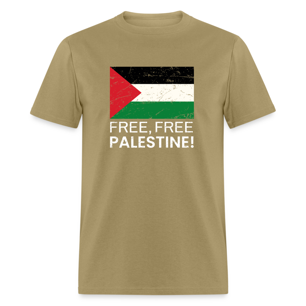 Free Free Palestine Unisex Classic T-Shirt - khaki