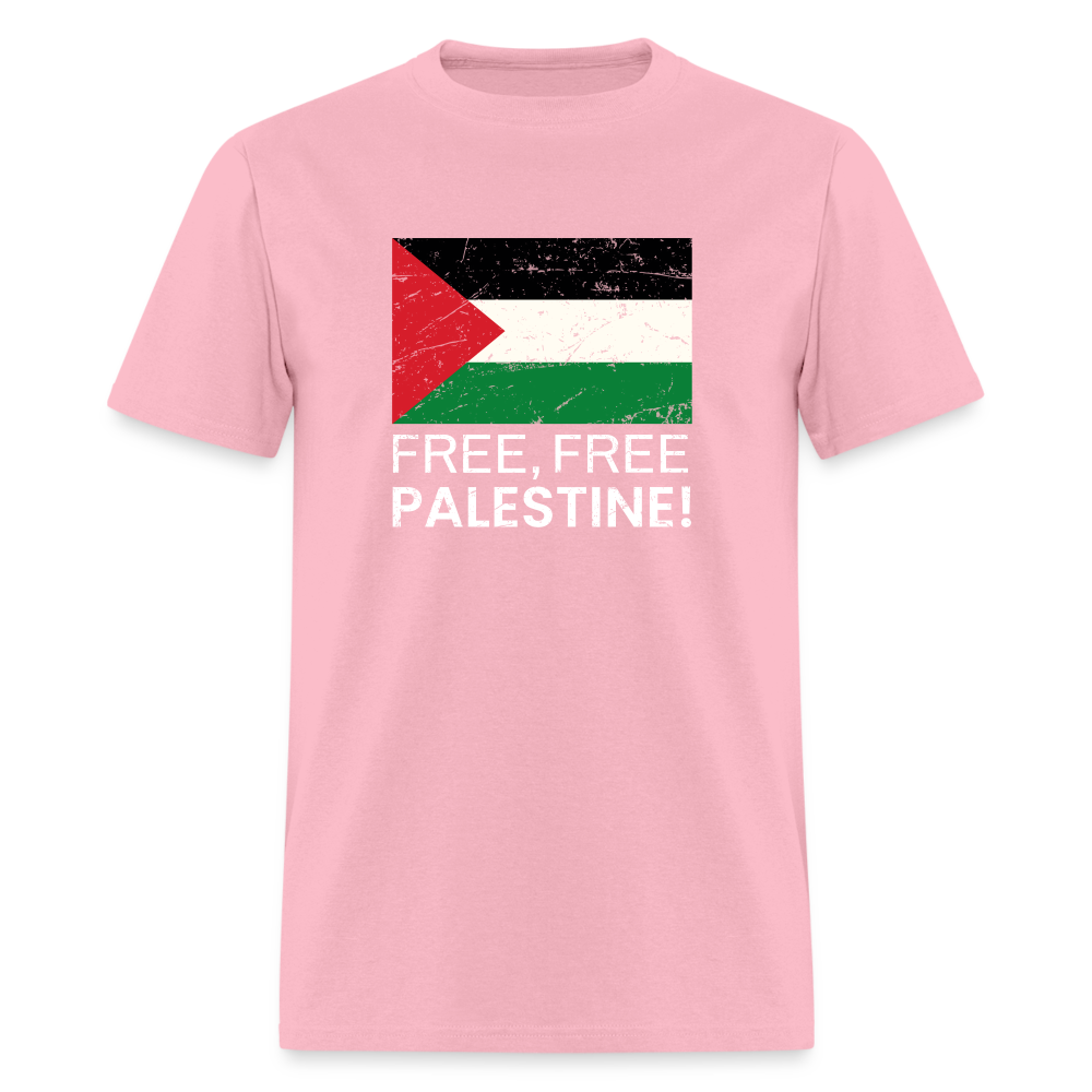 Free Free Palestine Unisex Classic T-Shirt - pink