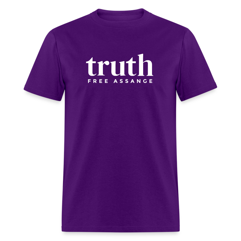 Truth Free Assange Unisex Classic T-Shirt - purple