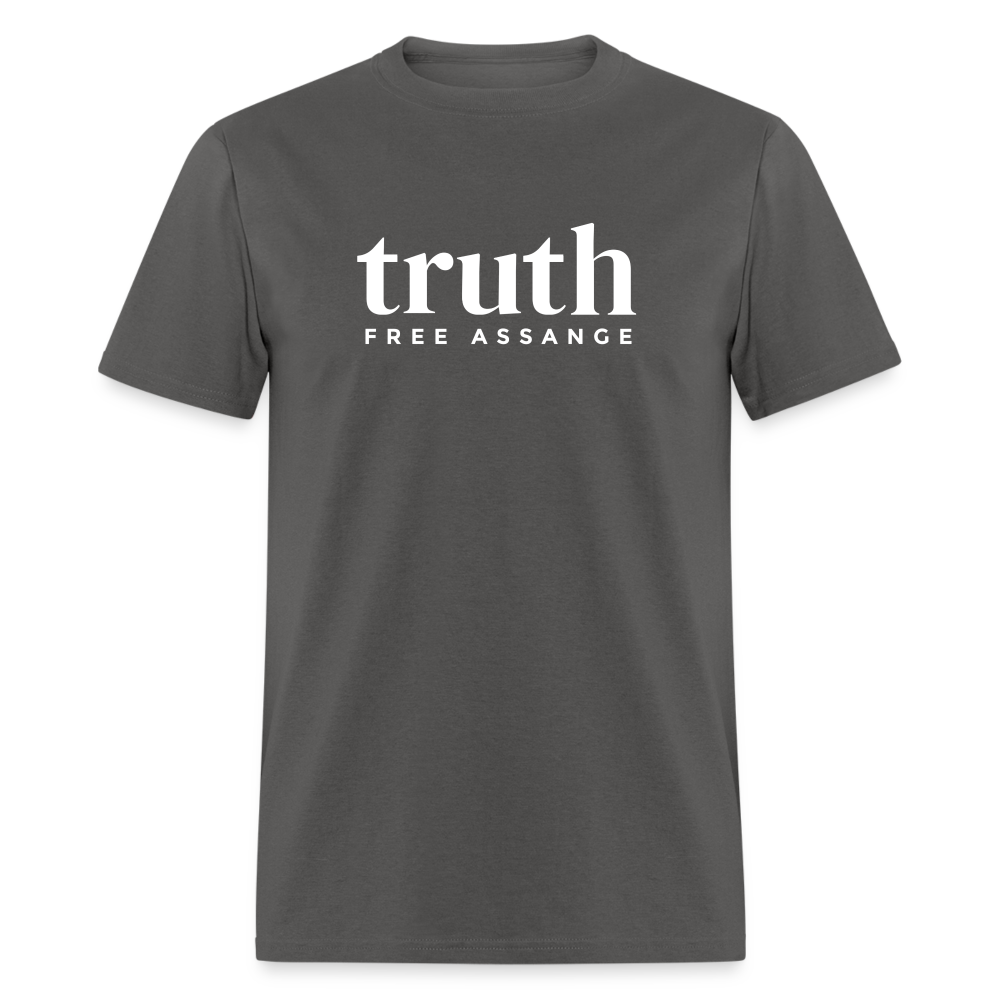 Truth Free Assange Unisex Classic T-Shirt - charcoal