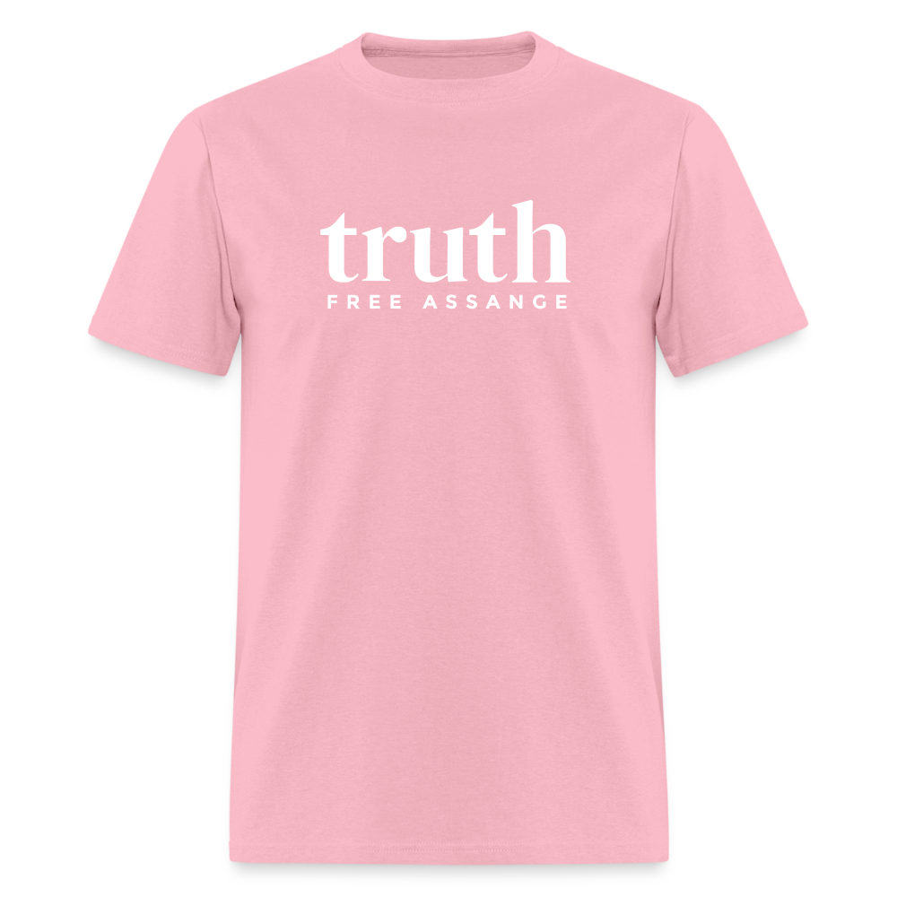 Truth Free Assange Unisex Classic T-Shirt - pink