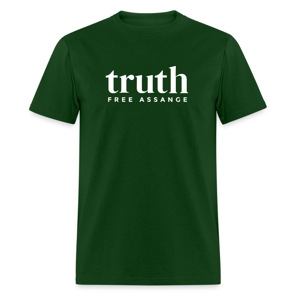 Truth Free Assange Unisex Classic T-Shirt - forest green