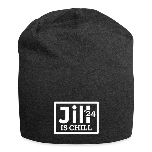 Jill is Chill Jersey Beanie - charcoal grey