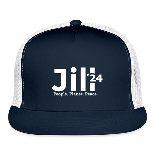 Jill '24 Trucker Cap - navy/white