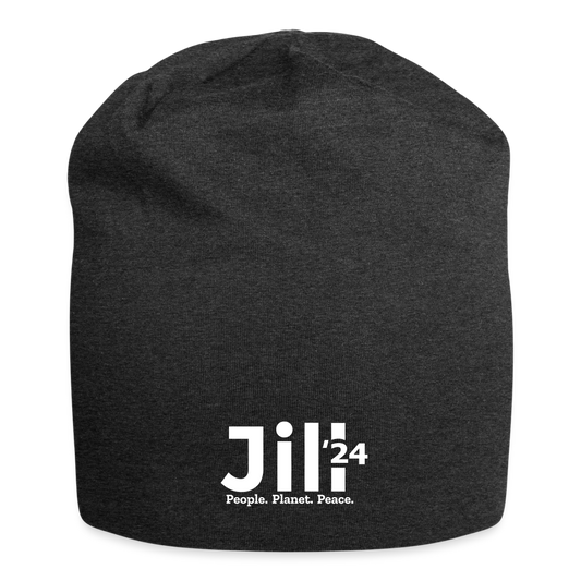 Jill '24 Printed Jersey Beanie - charcoal grey