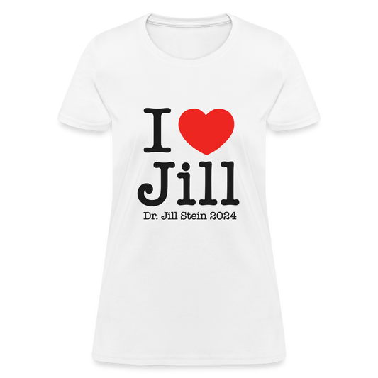 I Love Jill Women's T-Shirt - white
