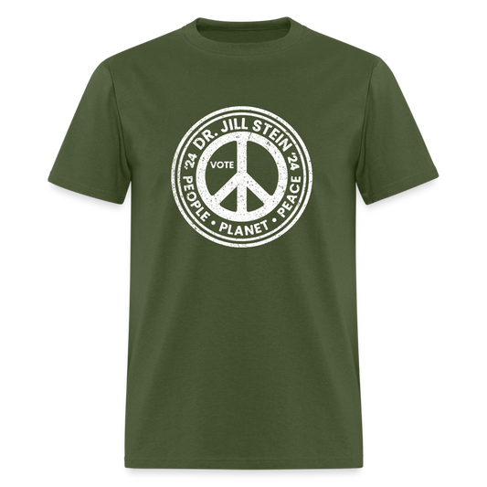 Jill Stein '24 Peace Unisex Classic T-Shirt - military green