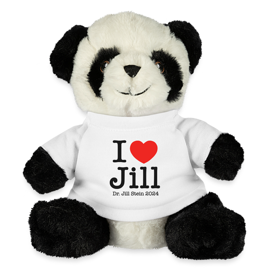 I Love Jill Panda Bear - white