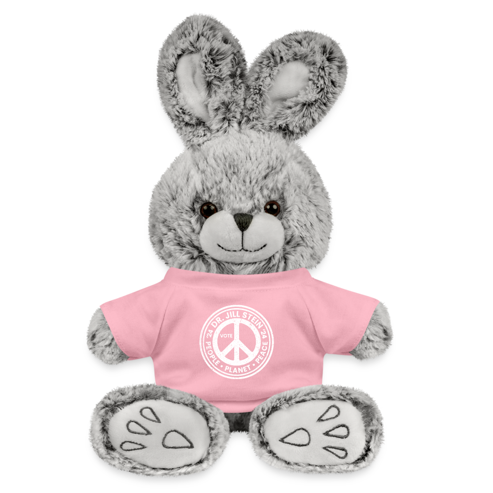 Jill's Peace Sign Rabbit - petal pink