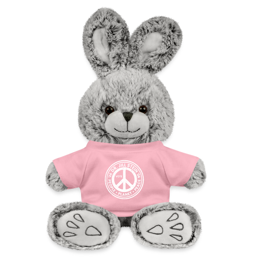Jill's Peace Sign Rabbit - petal pink