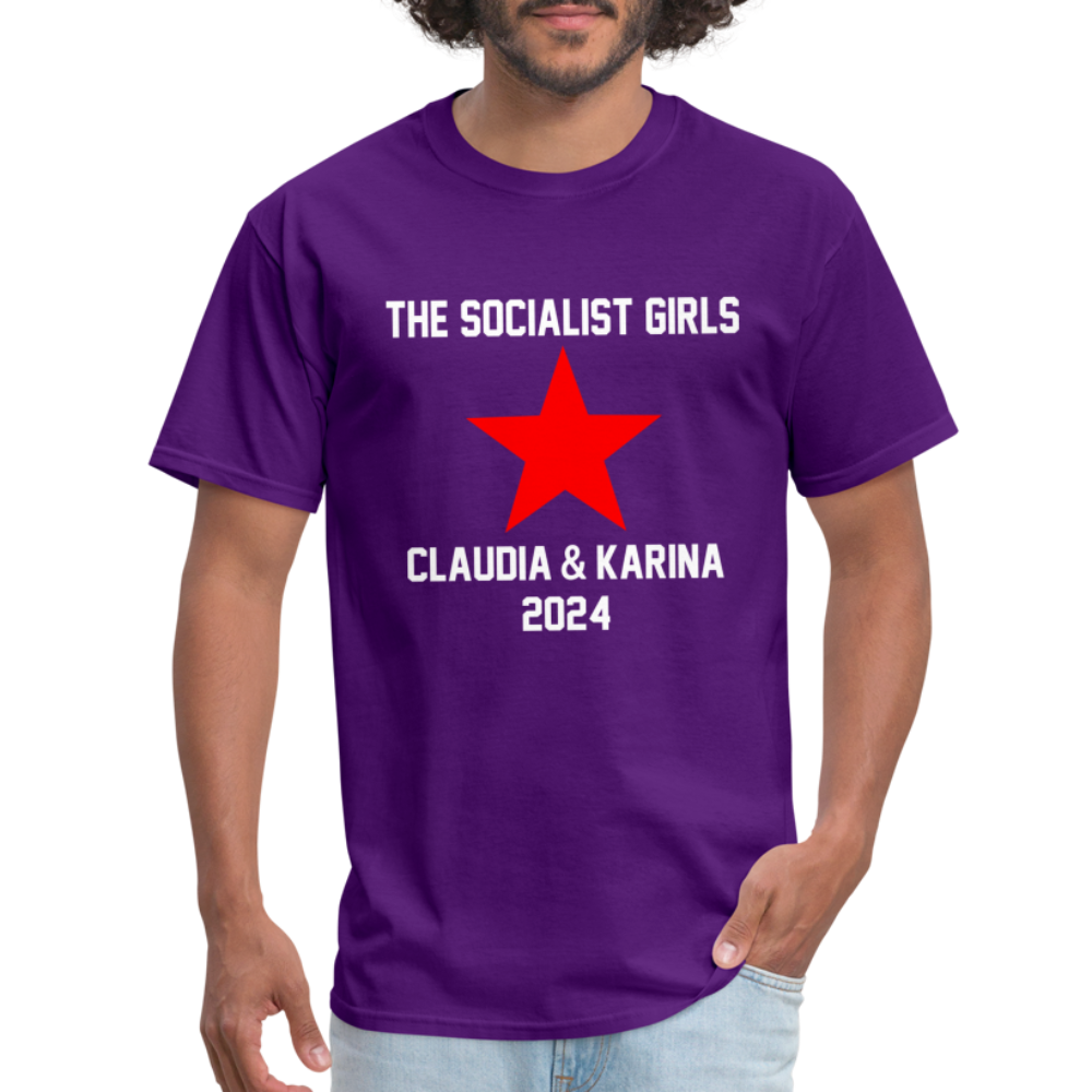 The Socialist Girls Unisex Classic T-Shirt - purple