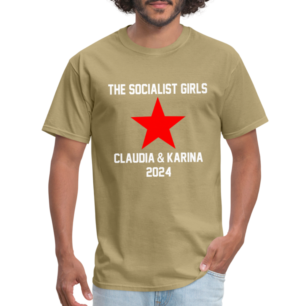 The Socialist Girls Unisex Classic T-Shirt - khaki