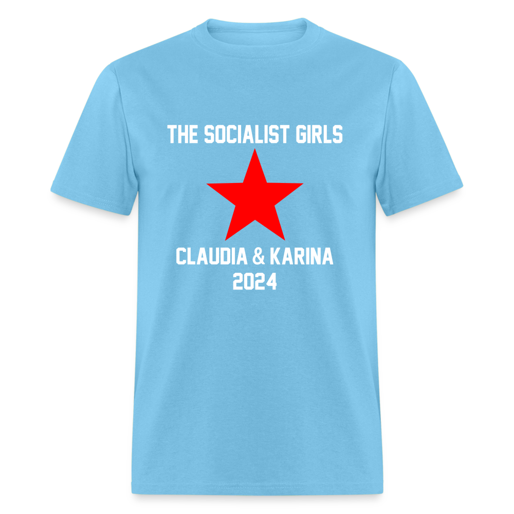 The Socialist Girls Unisex Classic T-Shirt - aquatic blue