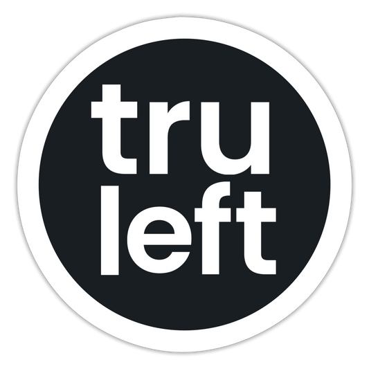 TruLeft Sticker - white matte