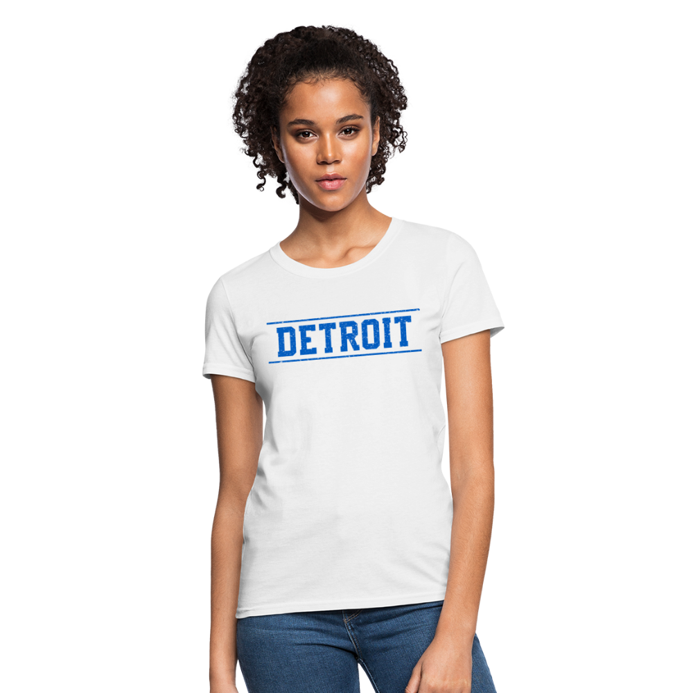 Detroit Women's T-Shirt - white