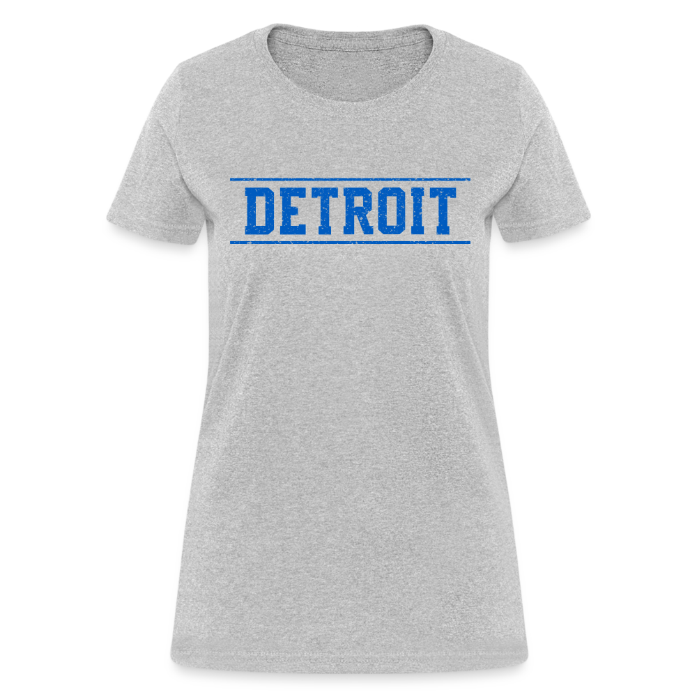 Detroit Women's T-Shirt - heather gray